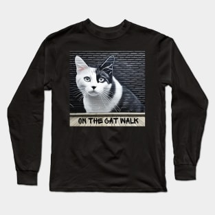 Cat Mural T-shirt Long Sleeve T-Shirt